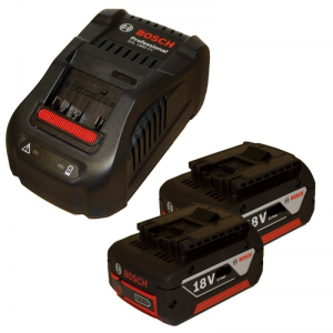 Kit 2 baterías 18V 4AH + Cargador rápido (STARTER KIT) Bosch  / 1600A015TC