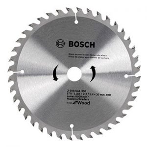 Disco de sierra circular Bosch ECO 184mm 71/4″ x 40 dientes  / 2608644330
