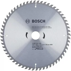 Disco de sierra circular Bosch ECO 254mm 10″ x 60 dientes  / 2608644336