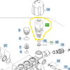 Regulador Canal de carga para Hidrolavadora Karcher HD 6/15  / 6.101-266.0 - Imagen 2