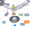 Cepillo lateral para barredora Karcher S6  / 2.884-351.0 - Imagen 2