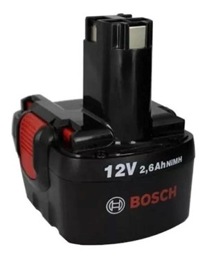 Batería Bosch Nickel Cadmio 12 Volt 2,6 Ah para GSR 12-2 / 2607335683