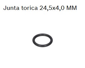 Junta tórica 24,5×4,0 mm para piston metálico cincelador Bosch GSH5CE (11C21) cod: 1610210203