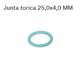 Junta tórica pata pistón plástico GSH5CE Bosch (11C21) 25,0×4,0 MM  cod: 1610210153