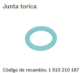 Junta torica para rotomartillo bosch GBH 2-24D  / 1610210187