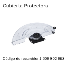 Protección móvil para Ingleteadora Bosch GCM12 GDL (3601M236E1)  / 1609B02953